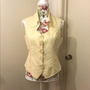 RAVEL size “M” sleeveless 60% linen/40% cotton